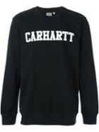 Carhartt Logo Print Sweatshirt, Men's, Size: Xl, Black, Cotton