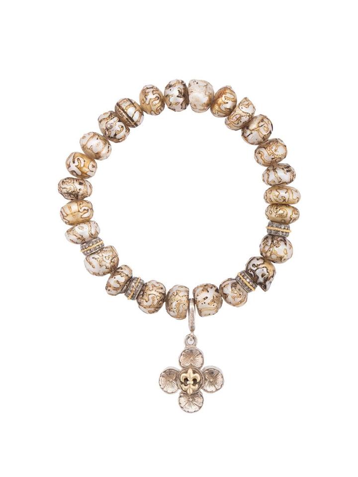 Loree Rodkin Floral Charm Bracelet - Multicolour