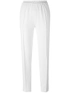 Vanessa Bruno Athé Elastic Waistband Trousers, Women's, Size: 34, White, Polyester