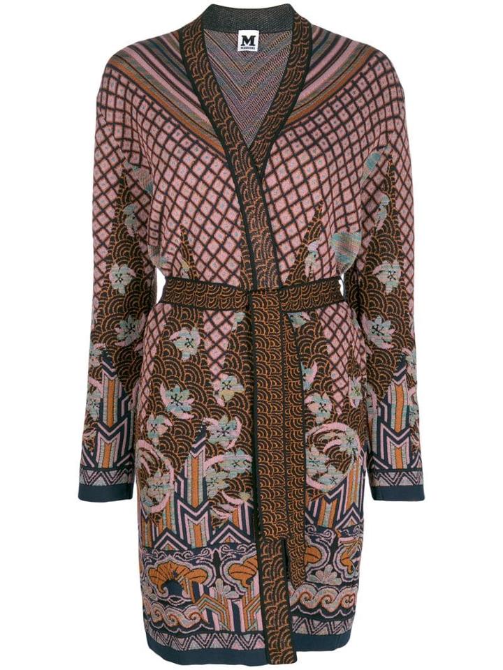 M Missoni Belted Cardigan - Pink