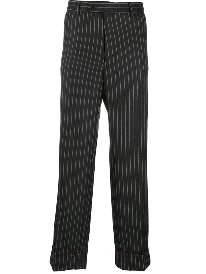 Gucci Pinstripe Tailored Trousers - Grey