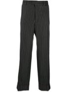 Gucci Pinstripe Tailored Trousers - Grey