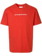 Off Duty For The Arms That Hold Me T-shirt - Red
