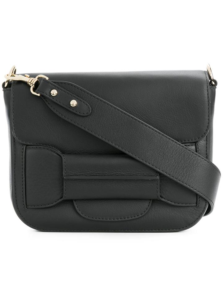 Tila March Embroidered Strap Ali Messenger Bag - Black