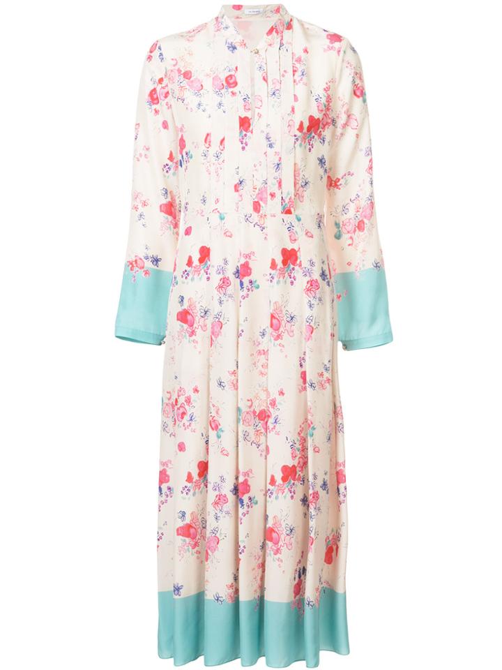 Vilshenko Floral Print Dress - White