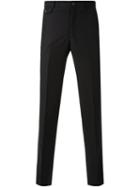 Education From Youngmachines Braided Trim Tailored Trousers, Men's, Size: 2, Black, Polyester/rayon