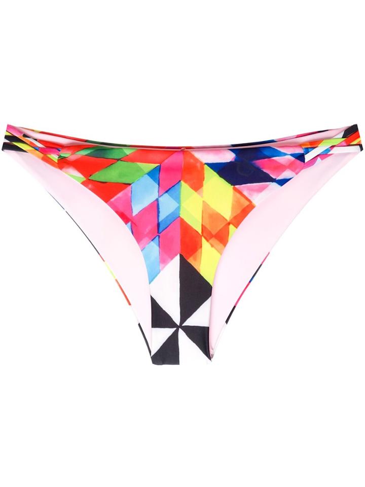 Mara Hoffman Diamond Pattern Bikini Bottoms - Multicolour