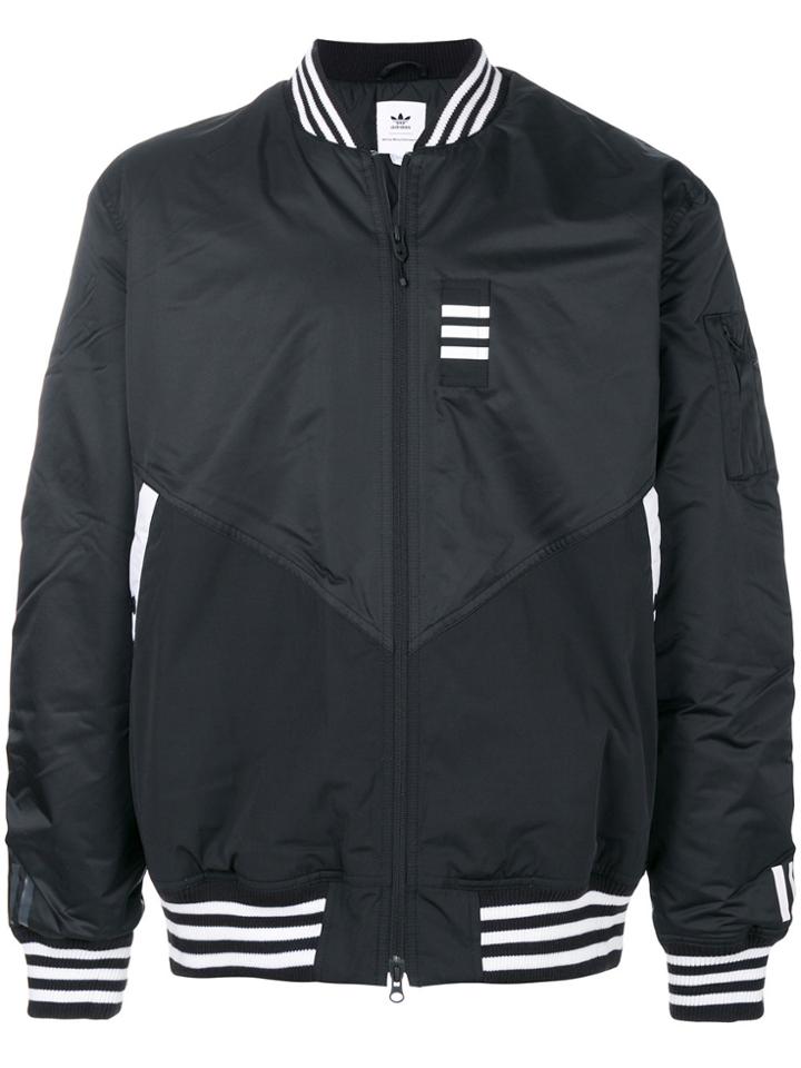 Adidas By White Mountaineering Zipped Windbreaker - Black