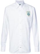 Gitman Vintage Logo Embroidered Shirt - White