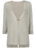 Le Tricot Perugia Fitted Cardi-coat - Nude & Neutrals