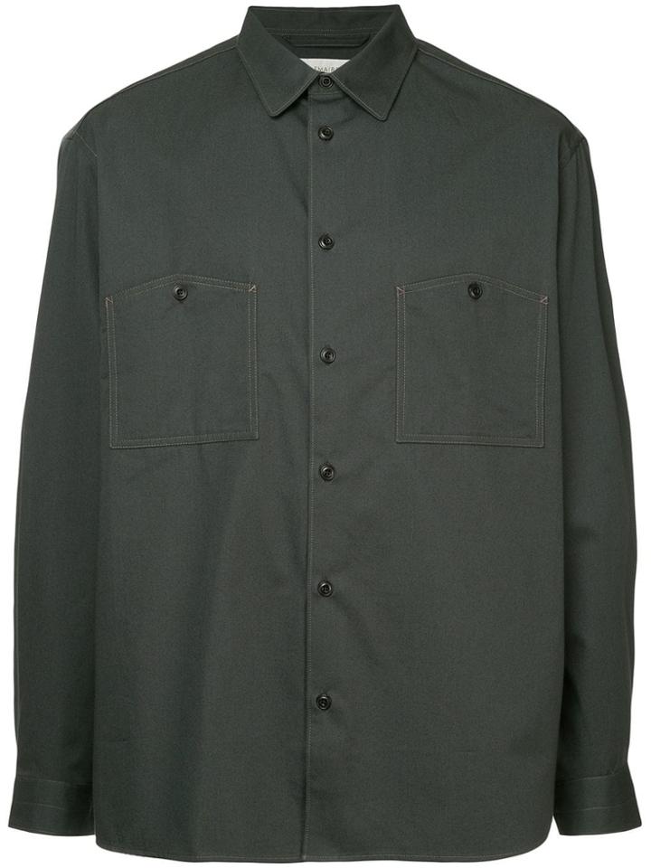 Lemaire Loose Fitted Shirt - Blue