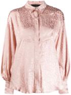 Christian Pellizzari Jacquard Print Shirt - Pink