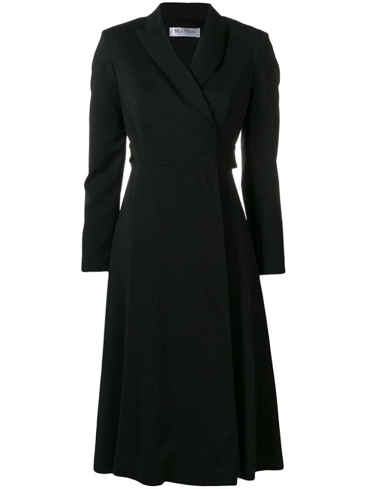Max Mara Fantino Wrap Dress - Black
