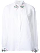 Delpozo - Embellished Stars Shirt - Women - Cotton - 38, Women's, White, Cotton