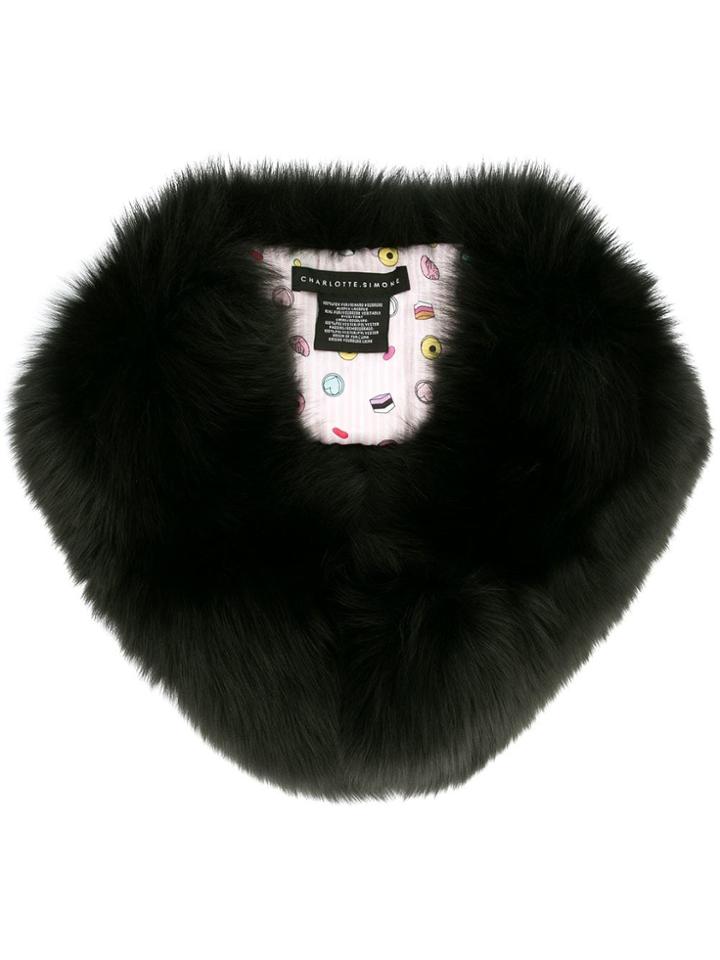 Charlotte Simone Princess Scarf - Black