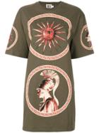Fausto Puglisi Long Printed T-shirt - Green