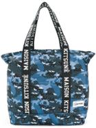 Eastpak Camouflage Print Tote - Blue