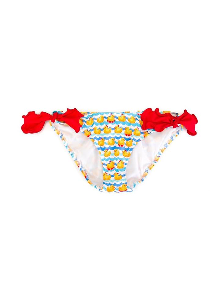 Mc2 Saint Barth Kids Dolly Bikini Bottoms, Girl's, Size: 6 Yrs, Yellow/orange