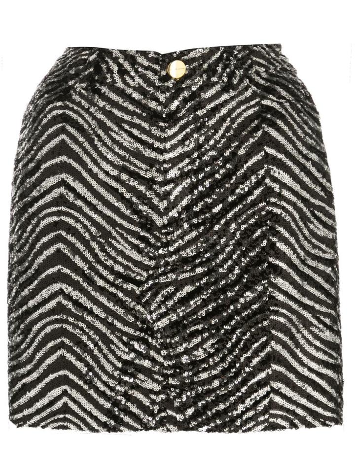 Alexandre Vauthier Sequinned Skirt - Black