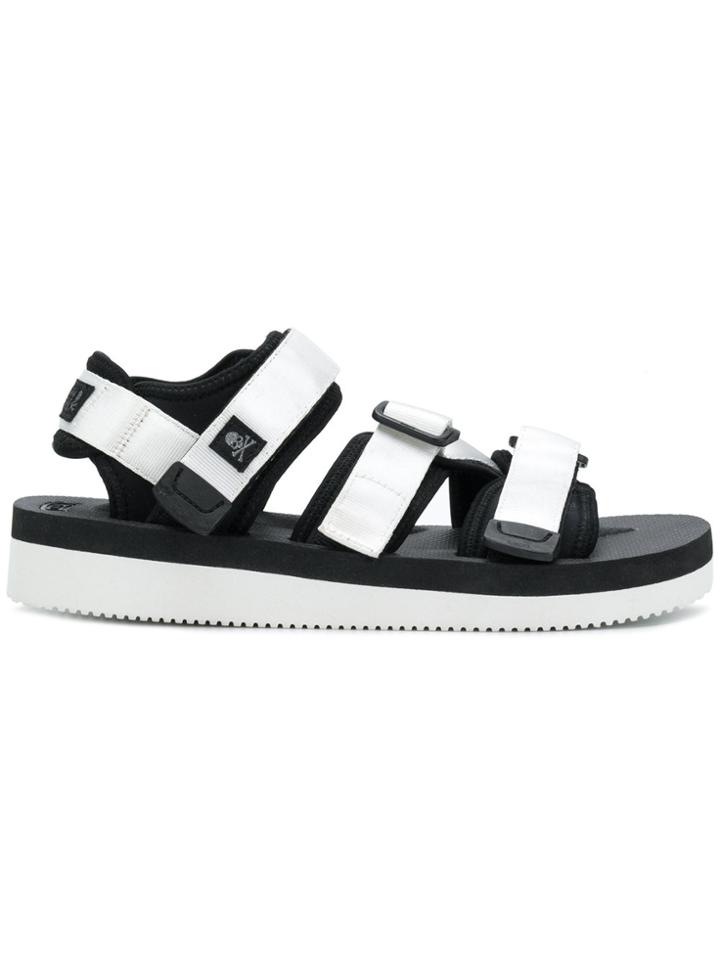 Mastermind Japan Cross-strap Sandals - White