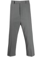 Rick Owens Dropped Crotch Trousers - Grey