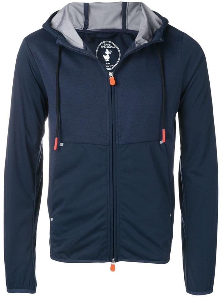 Save The Duck Full-zipped Hoodie - Blue