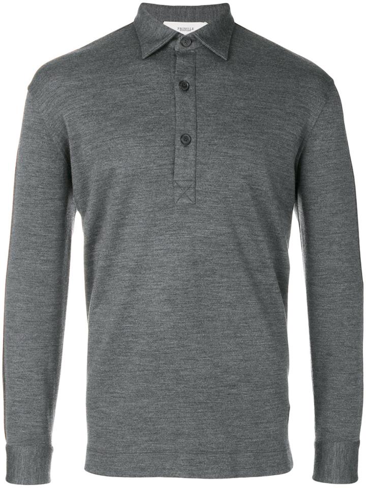 Pringle Of Scotland Long Sleeved Polo Shirt - Unavailable