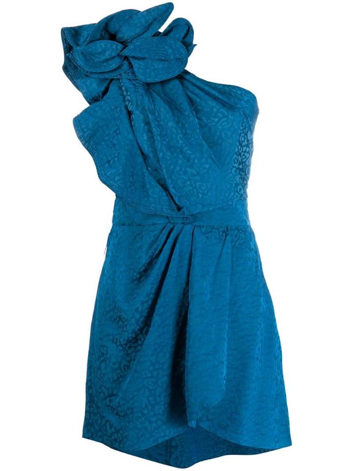 Johanna Ortiz Opponent Interpretation One-shoulder Dress - Blue