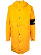 424 Fairfax - Harm Patch Hooded Jacket - Men - Cotton - M, Yellow/orange, Cotton