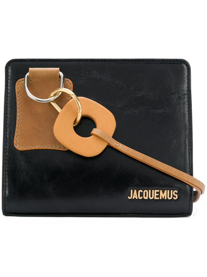 Jacquemus Logo Plaque Handbag - Black