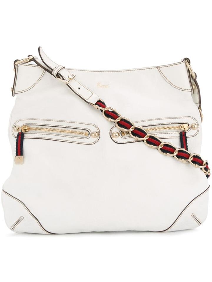 Gucci Pre-owned Capri Ranch Shoulder Bag - White