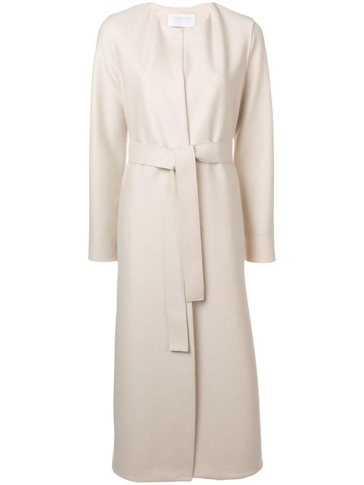 Harris Wharf London Belted Coat - Neutrals