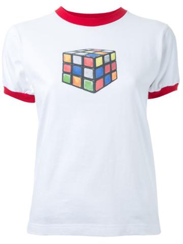 Growing Pains Rubik Cube Print T-shirt