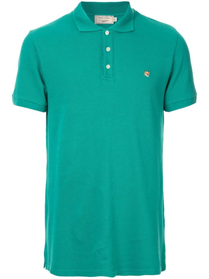 Maison Kitsuné Foxhead Polo Shirt - Green