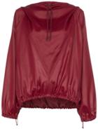 Givenchy Hi-sheen Stretch Hoodie - Red