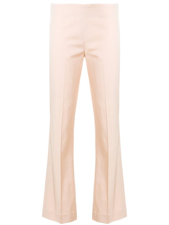 Meme Slim Cropped Trousers - Pink & Purple