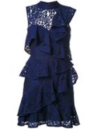 Rebecca Vallance 'wilson' Mini Dress, Women's, Size: 12, Blue, Rayon