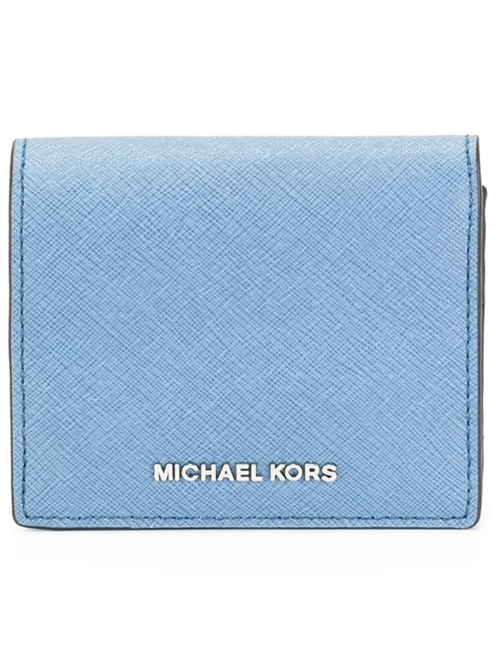 Michael Michael Kors Logo Plaque Purse - Blue