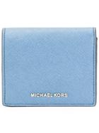 Michael Michael Kors Logo Plaque Purse - Blue