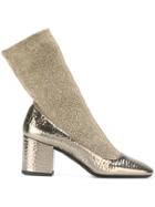 Premiata Glitter Sock Boots - Metallic