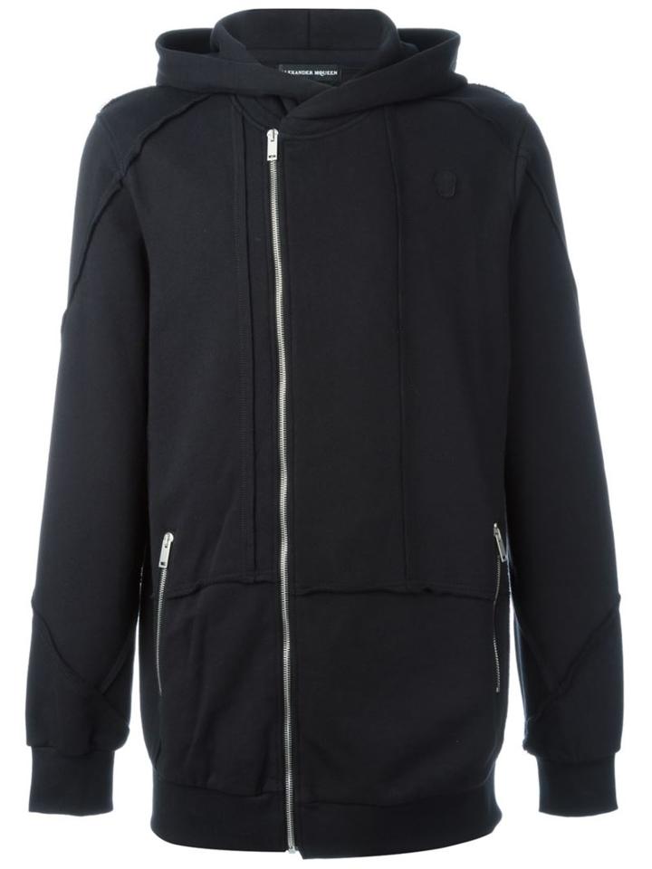 Alexander Mcqueen Oversized Hoodie, Men's, Size: Xs, Black, Cotton