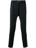 Selfmade By Gianfranco Villegas Slim Fit Trackpants, Men's, Size: 50, Black, Wool/rayon