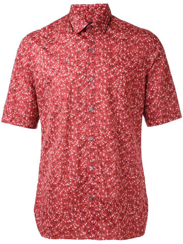 Lanvin - Printed Shirt - Men - Cotton - 42, Red, Cotton