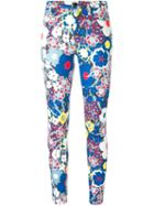 Victoria Victoria Beckham Tropical Print Jeans, Women's, Size: 27, Nude/neutrals, Cotton/polyester/spandex/elastane