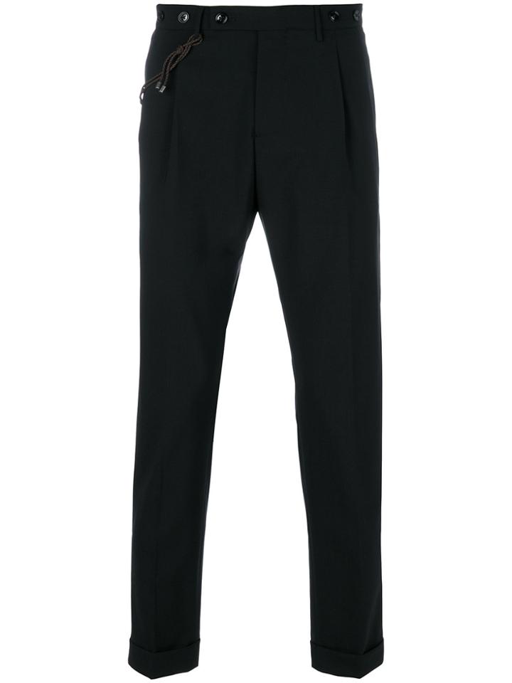 Berwich Tapered Trousers - Black