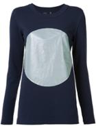 Norma Kamali Reflective Circle T-shirt - Blue