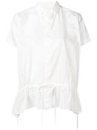 Y's Gathered Waist Shirt - White