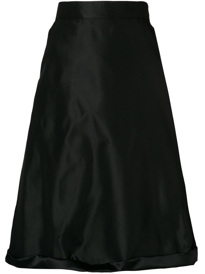 Ports 1961 Flared Midi Skirt - Black
