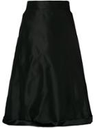 Ports 1961 Flared Midi Skirt - Black