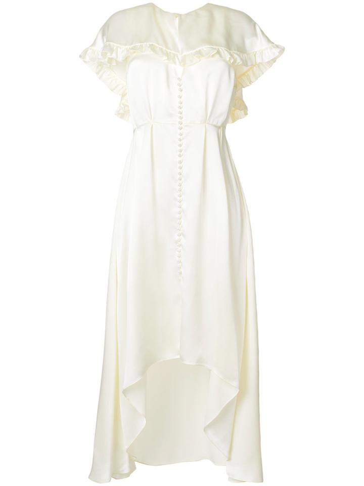 Magda Butrym Asymmetric Hem Dress - Nude & Neutrals